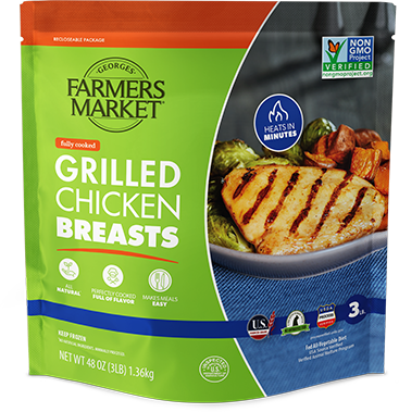 grilled chicken breasts product bag