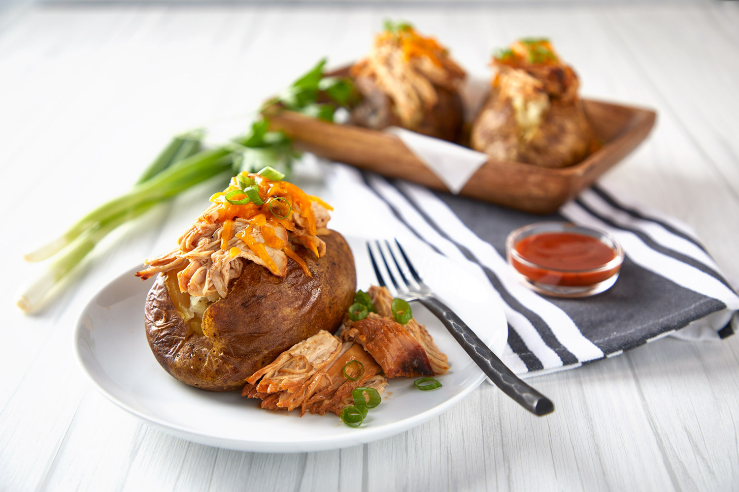 BBQ Chicken Baked Potatoes Farmers Market