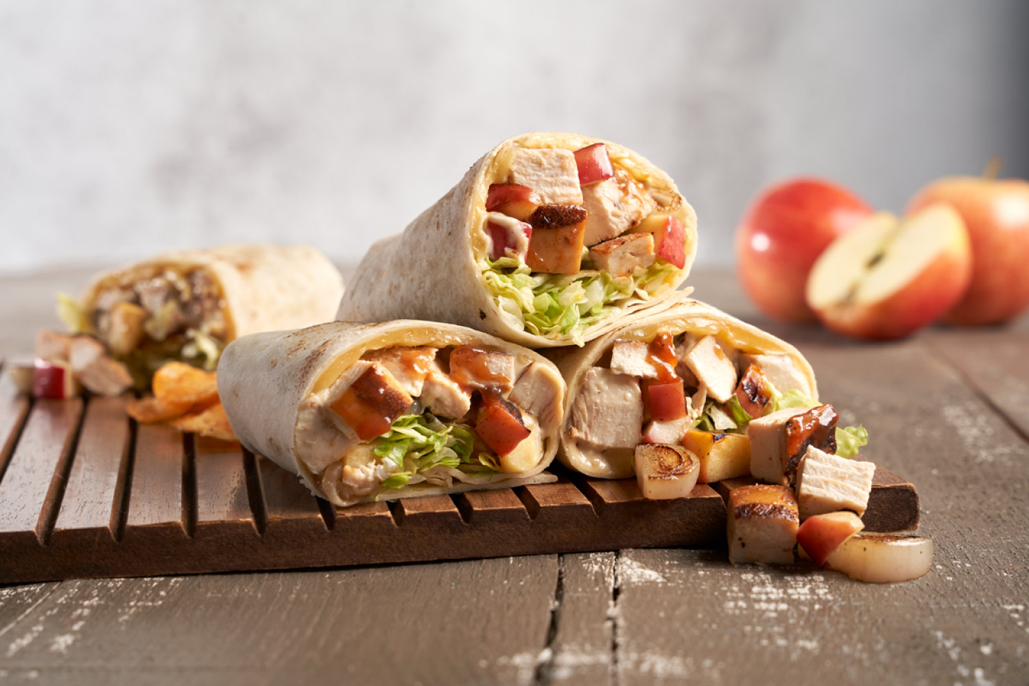 Apple & Barbecue Chicken Wrap Farmers Market